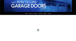 Desktop Screenshot of easyaccessgaragedoors.com